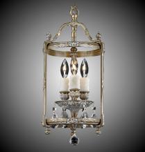 American Brass & Crystal LT2208-A-01G-PI - Three Light Lantern